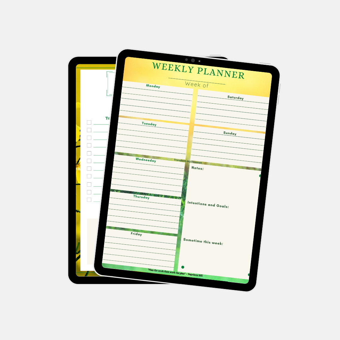 Yearly Planner - Printable